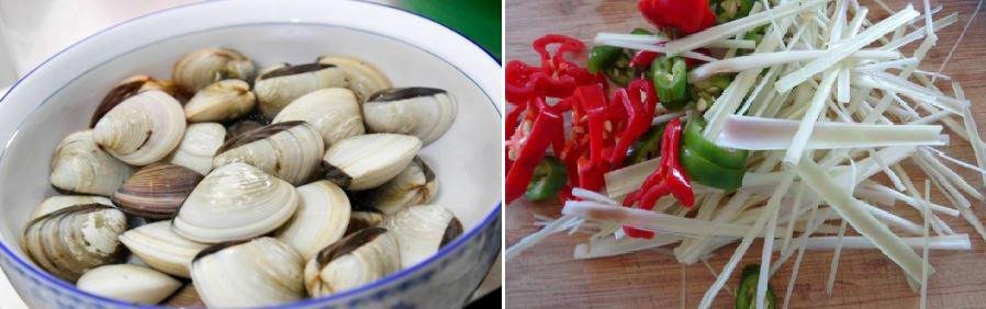 Cách Nấu Nghêu Hấp Sả Thơm Ngon Ngọt Tự Nhiên Chuẩn Vị Tại Nhà Nguyên liệu tươi ngon cho món nghêu hấp sả