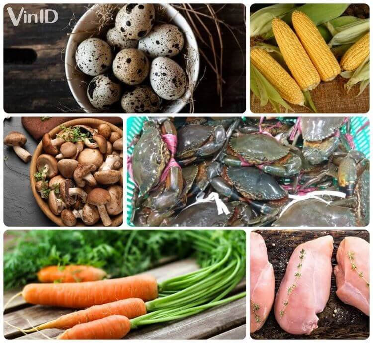 Nguyên liệu tươi ngon cho món súp hải sản