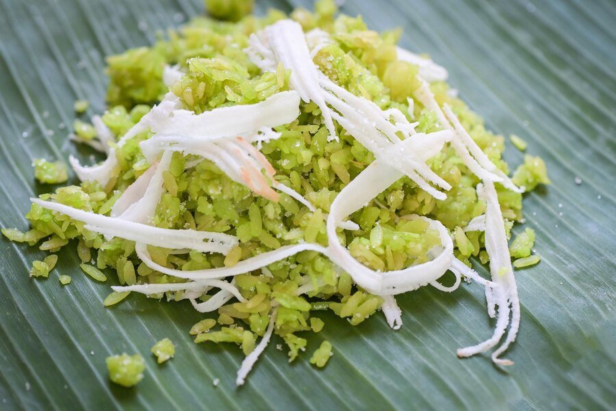 Nguyên liệu tươi ngon cho món xôi cốm khô dẻo bùi