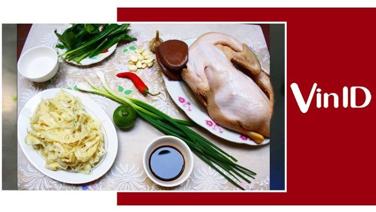 Nguyên liệu tươi ngon để nấu bún măng vịt măng tươi