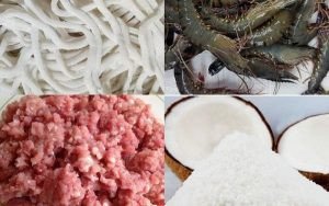 Nguyên liệu tươi ngon làm bánh canh mặn