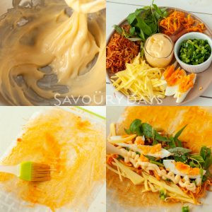 Nguyên liệu và cách làm sốt bơ bánh tráng