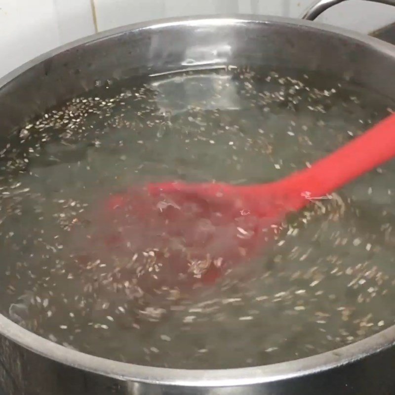 Nha đam hạt chia đường phèn hoàn thành