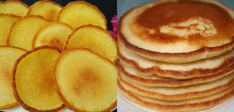Những chiếc bánh bột mì chiên giòn sau khi hoàn thành sẵn sàng để thưởng thức