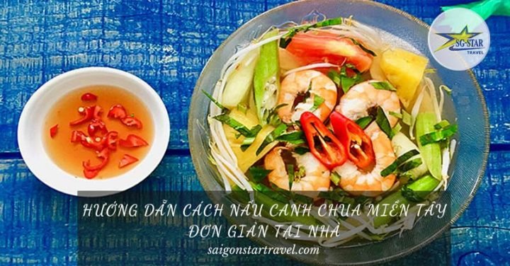 Nồi canh chua miền Tây cá lóc thơm ngon đậm đà