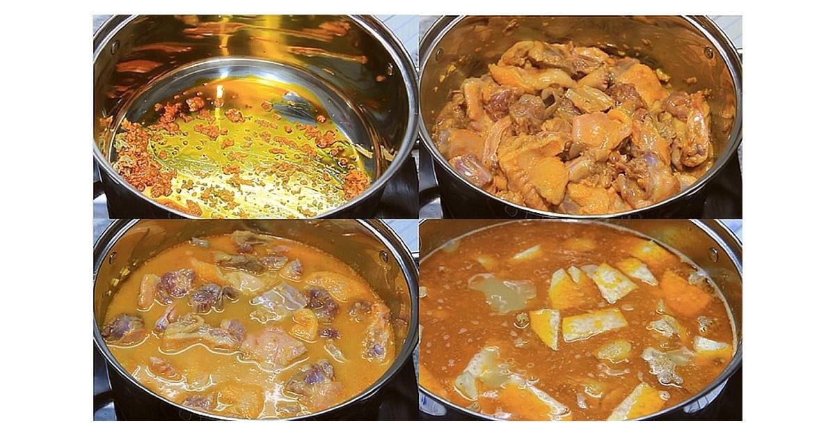 Nồi lẩu vịt nấu chao đang sôi trên bếp, hương thơm ngào ngạt