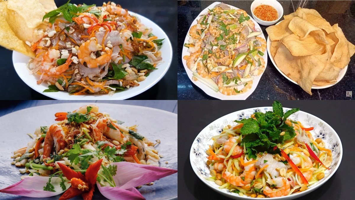 Nộm thịt lợn tươi ngon với nhiều rau củ
