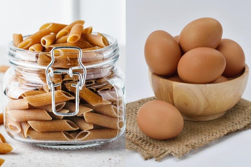 Nui xào trứng gà bổ dưỡng, dễ làm tại nhà