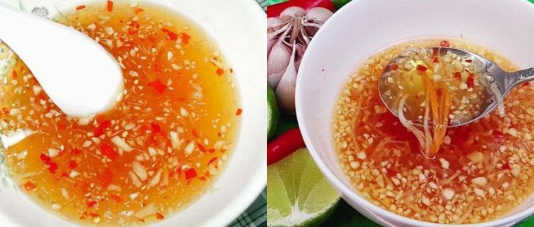 Nước chấm tỏi ớt đặc trưng miền Nam