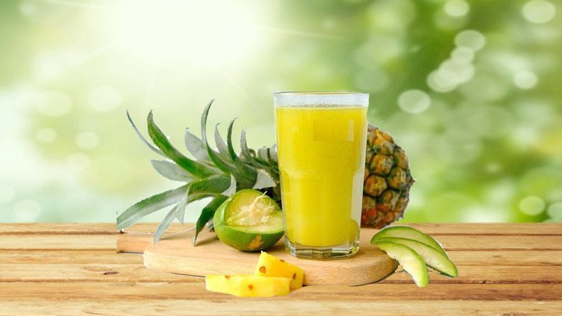 Nước ép cóc dứa thơm ngon