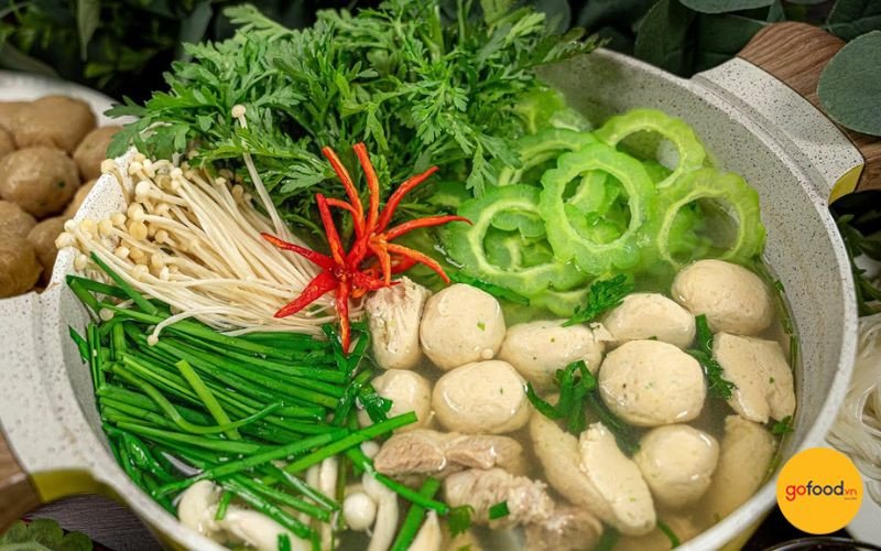 nước lẩu cá thác lác khổ qua