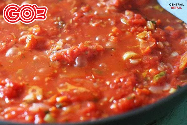 Nước sốt bánh mì thơm ngon đã hoàn thành