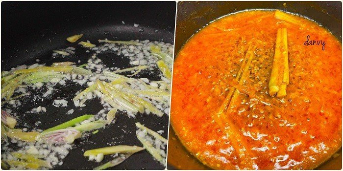 Nước sốt lẩu Thái hấp nghêu