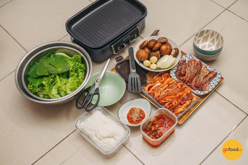 Nướng thịt bò ngon chuẩn vị nhà hàng