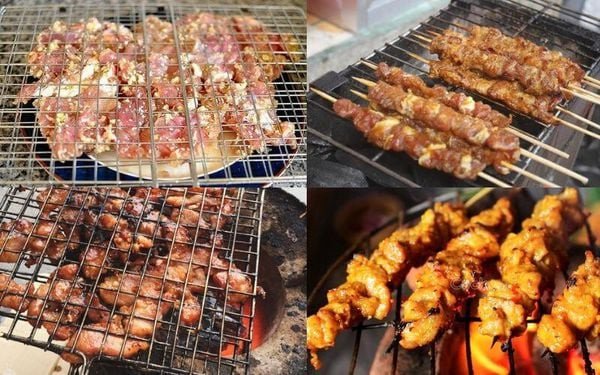 Nướng thịt heo rừng bằng lò nướng