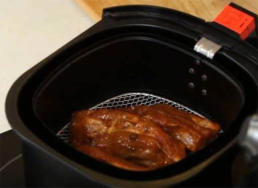 Nướng thịt xá xíu nồi chiên không dầu