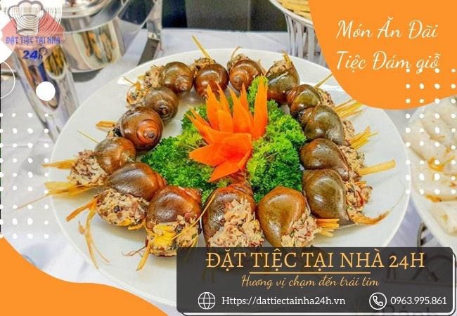 Ốc bươu nhồi thịt - món đặc sắc cho thực đơn đám giỗ