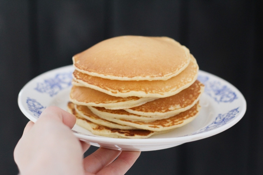 Pancake bí ngô yến mạch, lựa chọn ít calo
