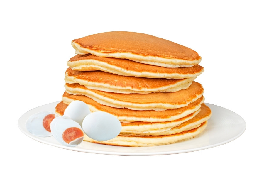 Pancake yến mạch trứng muối bao nhiêu calo