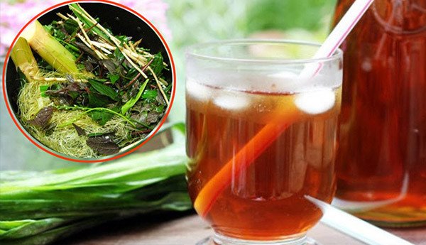 pha chế nước sâm lạnh thảo mộc giúp thanh nhiệt