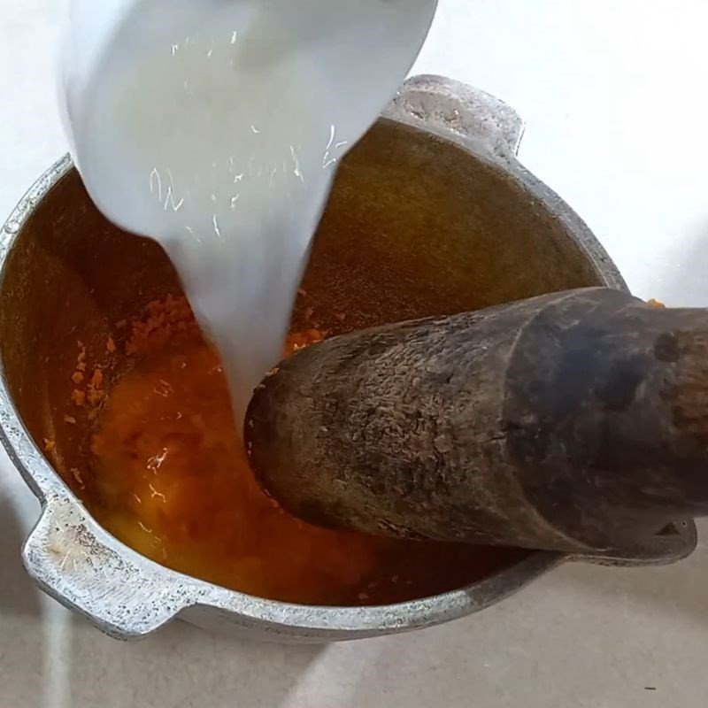 Pha mẻ với nghệ giã nhuyễn