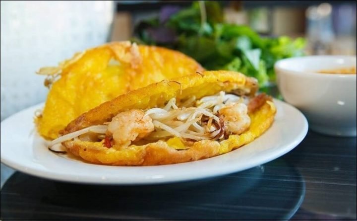 Phân tích calo bánh khoái tép và thành phần dinh dưỡng
