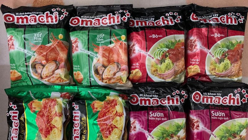 Phân tích dinh dưỡng của mì Omachi bao nhiêu calo