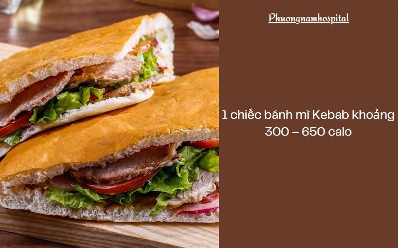 Phân tích lượng calo trong một chiếc bánh cuộn kebab