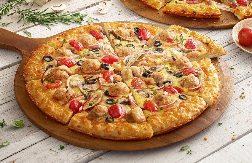Pizza làm bằng nồi chiên không dầu tại Nấu Chuẩn Ăn Ngon