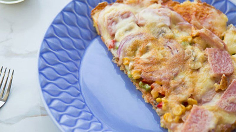 Pizza từ cơm nguội