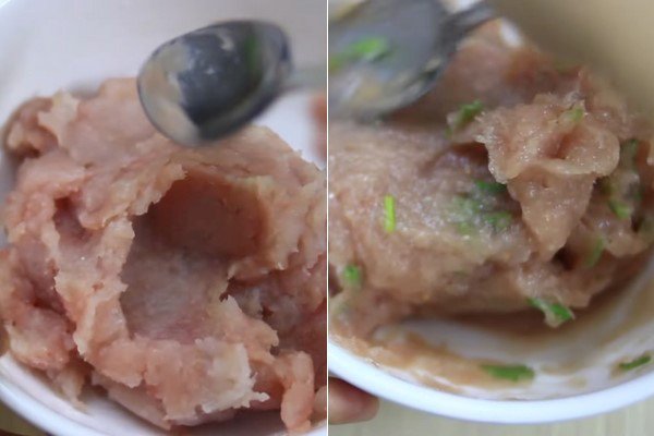Quết chả cá thác lác nhiều lần để chả dai và giòn hơn