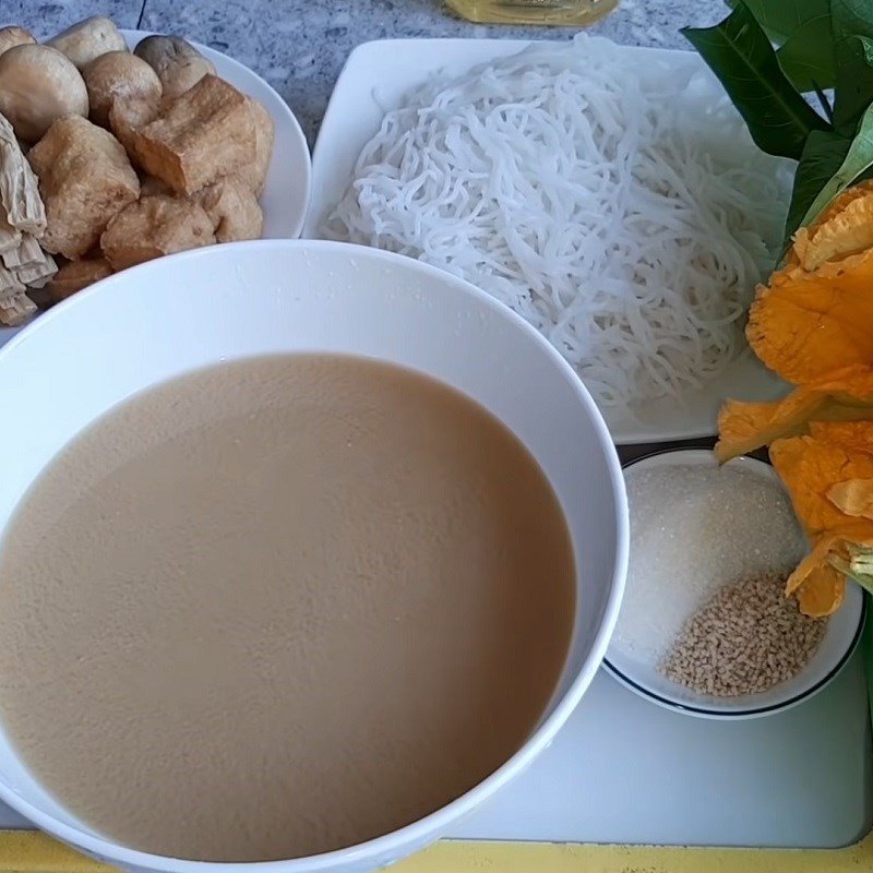 Quy trình lọc nước cốt mắm chay đậm đà