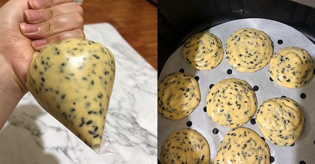 Quy trình nướng bánh mì mè đen Hàn Quốc tại nhà