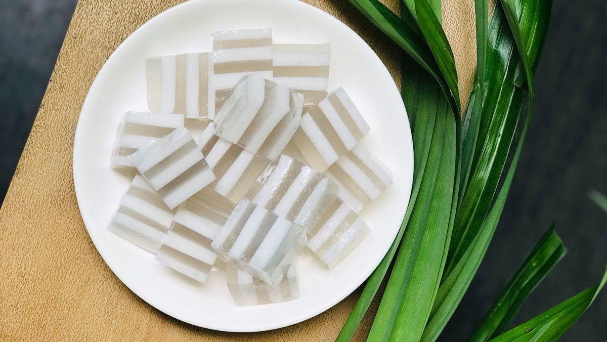 Rau câu nước cốt dừa thành phẩm