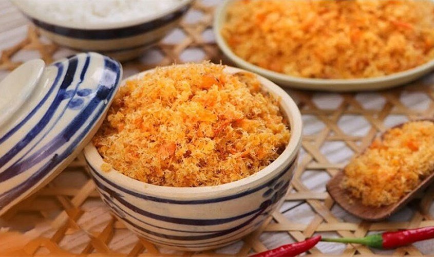 Ruốc tôm cung cấp canxi và dưỡng chất cần thiết
