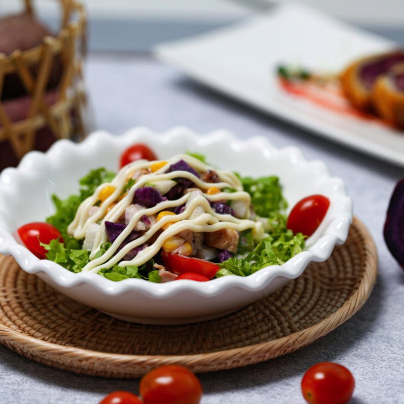 Salad khoai lang ngon miệng và mới lạ