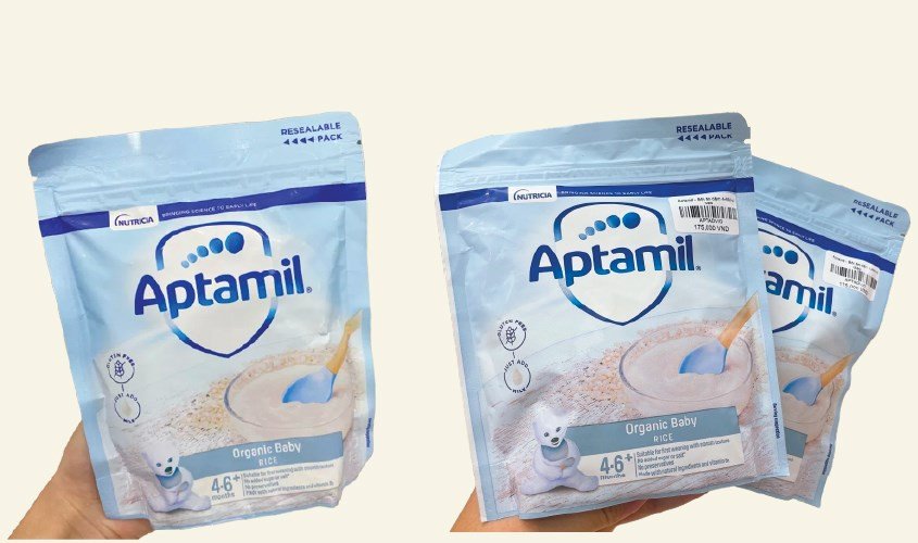 Sản phẩm bột ăn dặm Aptamil cho bé 4-6 tháng tuổi được sản xuất theo tiêu chuẩn