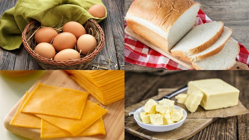 Sandwich trứng kiểu Pháp mềm mịn