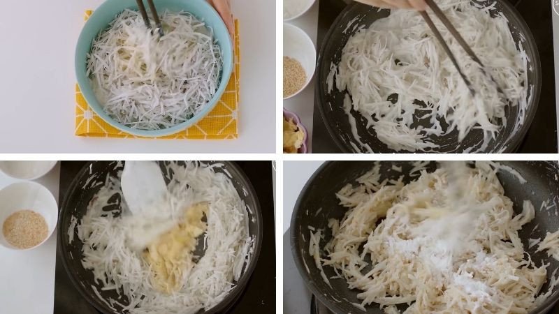 Sên nhân sữa dừa sầu riêng cho bánh nướng