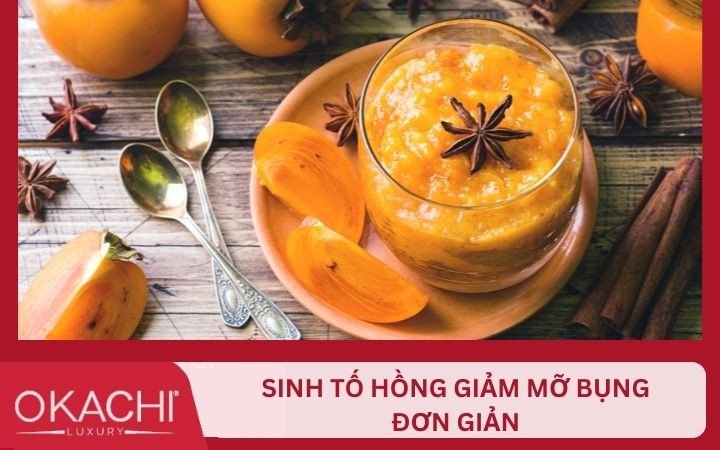 Sinh tố hồng giảm mỡ bụng đơn giản