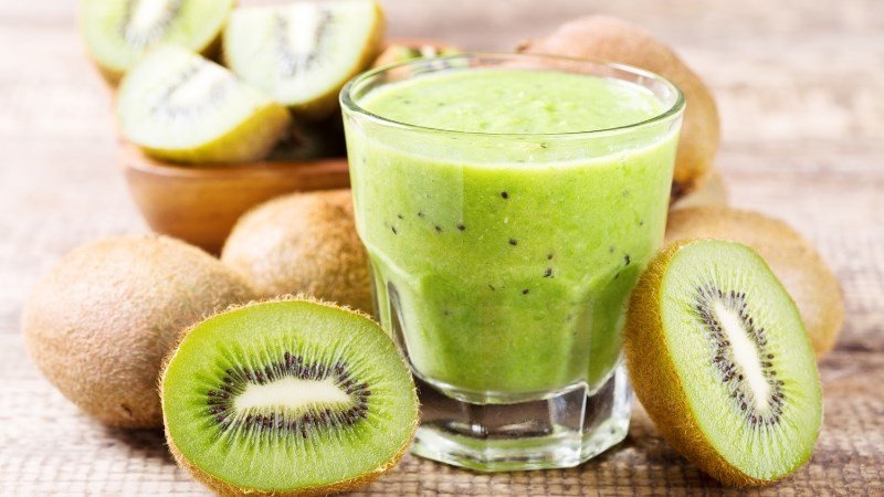 Sinh tố kiwi chuối dinh dưỡng, giải khát