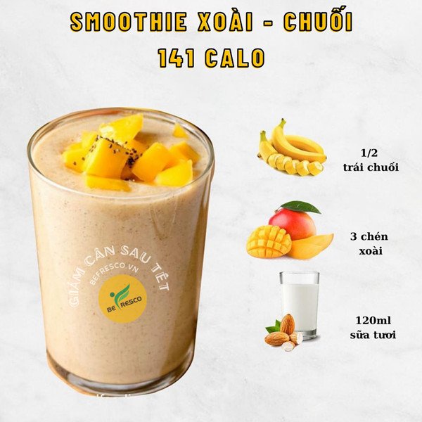 Smoothie cải bó xôi táo xanh bao nhiêu calo