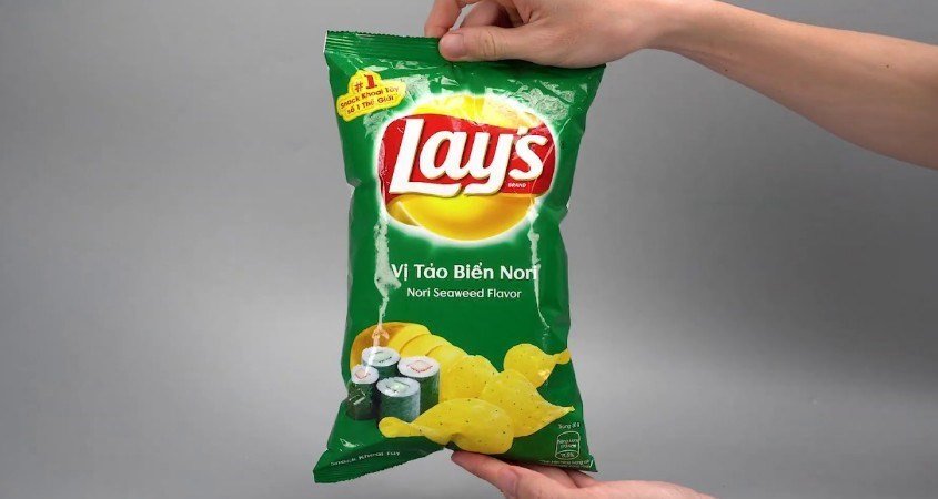 Snack khoai tây Lay's vị tảo biển