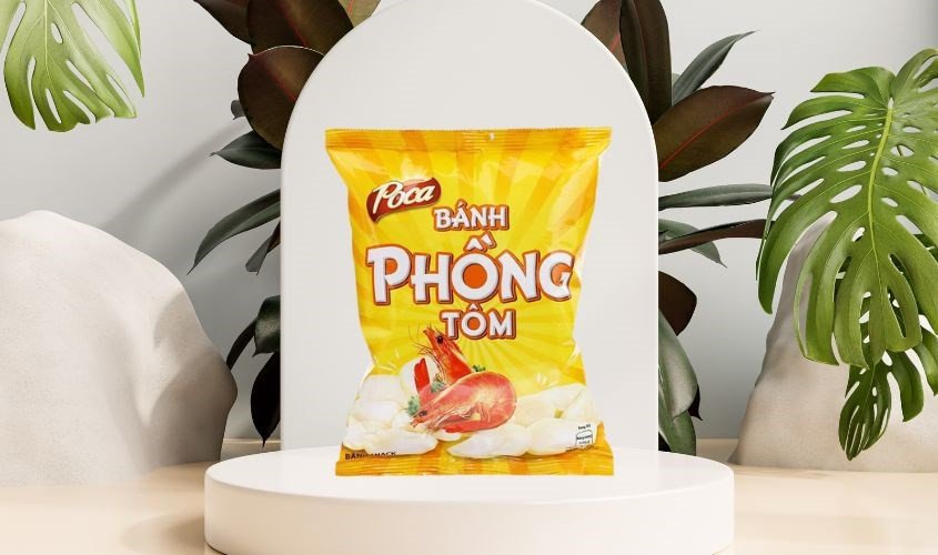 Snack vị bánh phồng tôm Poca