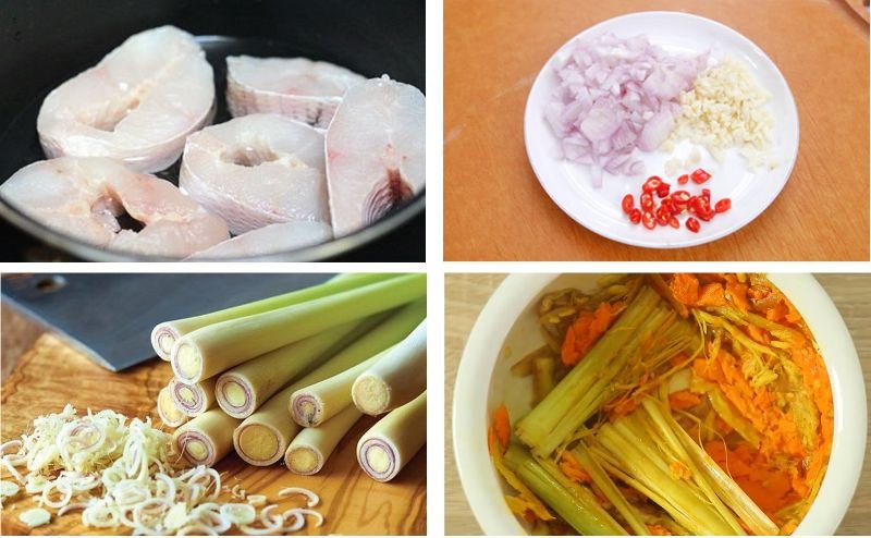 Sơ chế cá lóc cho món bún cá An Giang