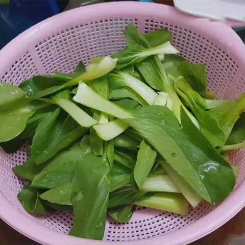 Sơ chế rau cải chíp tươi ngon