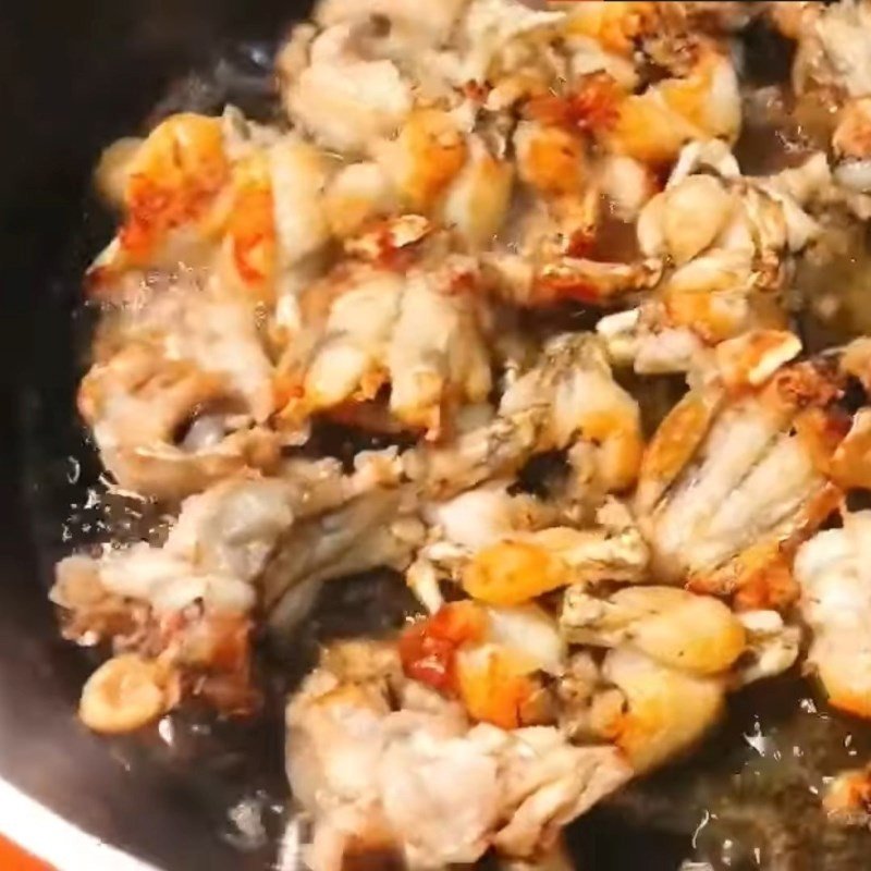 Sơ chế thịt ếch