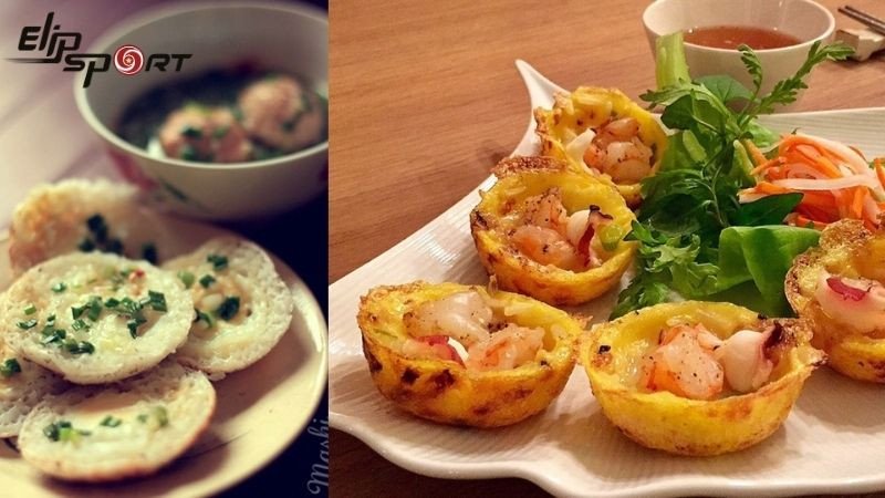 So sánh bánh khọt và bánh căn về lượng calo