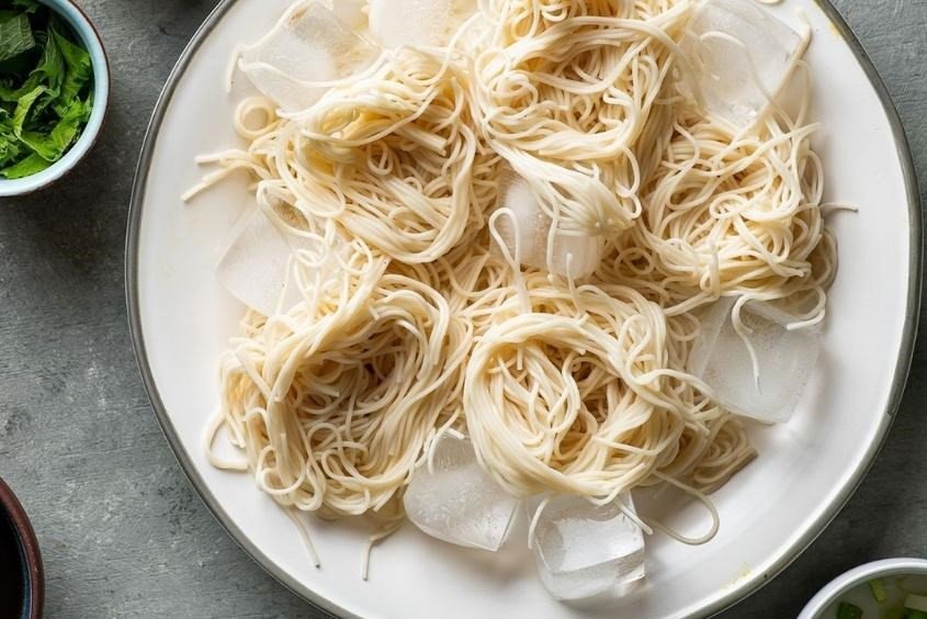 Sợi mì somen cho bé 8 tháng giàu dinh dưỡng, phù hợp ăn dặm