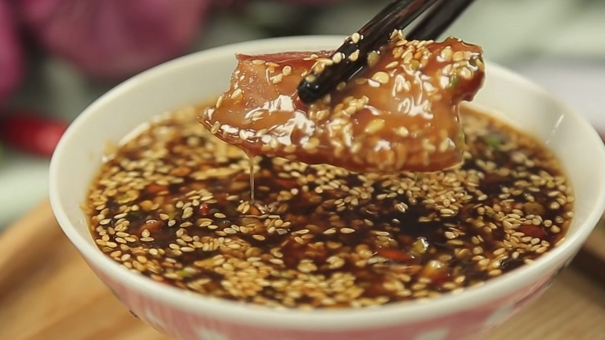 Sốt chấm xì dầu cho thịt nướng